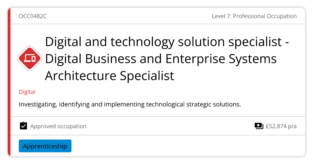 Digital and technology solution specialist - Digital Business and ...