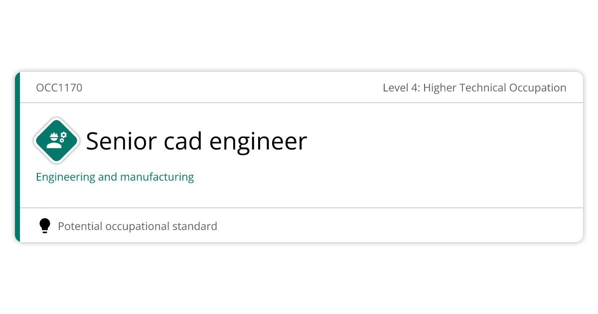 Senior cad engineer